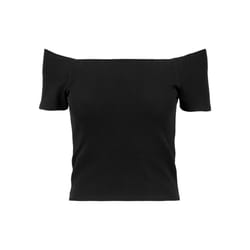 Urban Classics TB1500 Top (garment) Ballerina neckline Short sleeve Cotton, Elastane