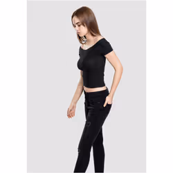 Urban Classics TB1500 Top (garment) Ballerina neckline Short sleeve Cotton, Elastane - Additional view 4