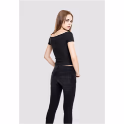 Urban Classics TB1500 Top (garment) Ballerina neckline Short sleeve Cotton, Elastane - Additional view 5
