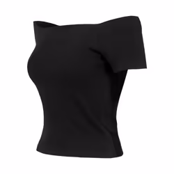 Urban Classics TB1500 Top (garment) Ballerina neckline Short sleeve Cotton, Elastane - Additional view 8