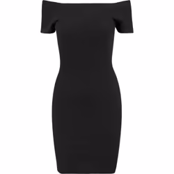 Urban Classics TB1501, Adult, Female, Black, Above knee length, L, Short sleeve