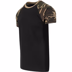 Urban Classics Raglan Contrast Tee T-shirt Crew neck Short sleeve Cotton, Jersey
