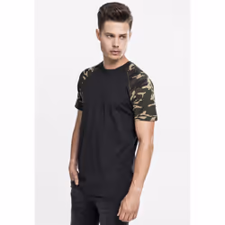 Urban Classics Raglan Contrast Tee T-shirt Crew neck Short sleeve Cotton, Jersey - Additional view 6