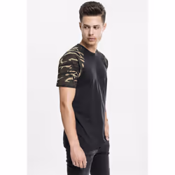 Urban Classics Raglan Contrast Tee T-shirt Crew neck Short sleeve Cotton, Jersey - Additional view 7