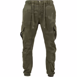 Urban Classics TB1611, Cargo, Male, Adult, Camouflage, Olive, Pattern, Camouflage pattern
