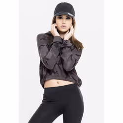 Urban Classics TB1636, Adult, Female, Hoodie, Camouflage, Short sleeve, Image
