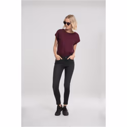 Urban Classics Ladies Extended Shoulder Tee T-shirt Scoop neck Short sleeve Cotton, Jersey - Additional view 4