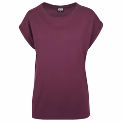 Urban Classics Ladies Extended Shoulder Tee T-shirt Scoop neck Short sleeve Cotton, Jersey - Additional view 5