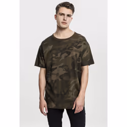 Urban Classics TB1780, T-shirt, Adult, Male, Camouflage, Olive, Image, S