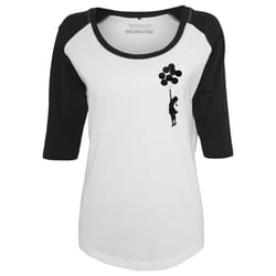 Urban Classics Banksy´s Graffiti Balloons T-shirt Round collar 3/4 sleeve Cotton