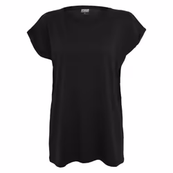 Urban Classics Ladies Extended Shoulder Tee T-shirt Scoop neck Short sleeve Cotton, Jersey - Additional view 6