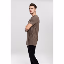 Urban Classics Shaped Long Tee T-shirt Crew neck Short sleeve Cotton