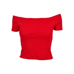 Urban Classics TB1500 Top (garment) Boat neck Short sleeve Cotton, Elastane