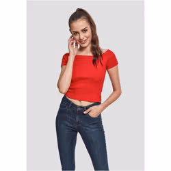 Urban Classics TB1500 Top (garment) Boat neck Short sleeve Cotton, Elastane - Additional view 8
