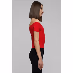 Urban Classics TB1500-00697-0054 T-shirt Off the shoulder neck Short sleeve Cotton, Elastane - Additional view 5