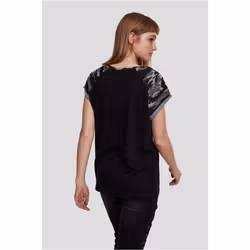 Urban Classics Ladies Contrast Raglan Tee T-shirt Crew neck Short sleeve Cotton, Viscose