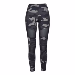 Urban Classics TB1939-00840-0060, Tight leggings, Gymming, Female, Black, Camouflage, Adult, Monochromatic