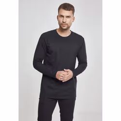 Urban Classics TB2390, Adult, Male, Sweater, Black, Short sleeve, Monochromatic
