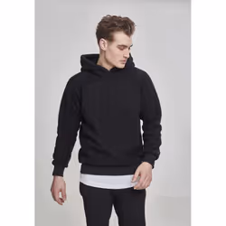Urban Classics TB2404-00007-0042, Adult, Male, Hoodie, Black, Short sleeve, Monochromatic
