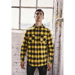 Urban Classics Checked Flanell Shirt Long sleeve Cotton