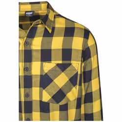 Urban Classics Checked Flanell Shirt Long sleeve Cotton - Additional view 5
