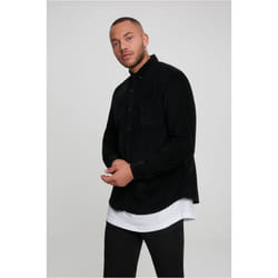 Urban Classics Corduroy Shirt Long sleeve Cotton