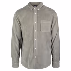 Urban Classics TB2414-00176-0060, Shirt, Adult, Male, Olive, Monochromatic, Plaid pattern