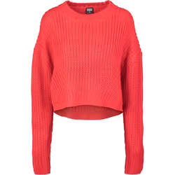 Urban Classics TB2359-00697-0054, Adult, Female, Sweater, Red, Crew neck, Long sleeve