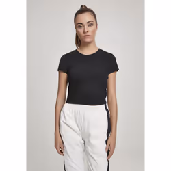 Urban Classics TB2754, T-shirt, Adult, Female, Black, Monochromatic, M