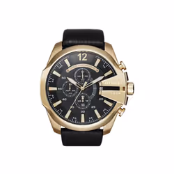 Diesel Watch DZ4344 Watch Gold Leather Man