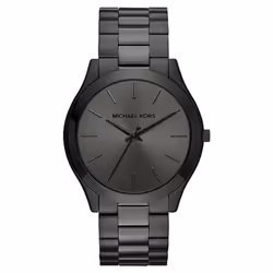 Michael Kors Slim Runway Black Dial Stainless Strap Men's Watch MK8507