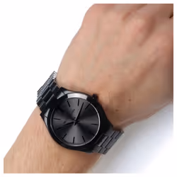 Michael Kors Slim Runway Black Dial Stainless Strap Men's Watch MK8507