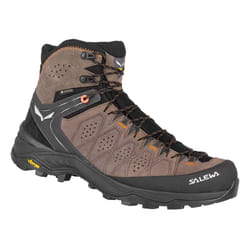 Salewa Mens Alp Trainer 2 GORE-TEX Waterproof Mid Cut Walking Hiking Boot Shoe - 11.5 UK, Walnut/Orange