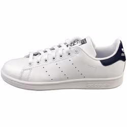 adidas Stan Smith Mens Classic Trainers in White Navy - 5