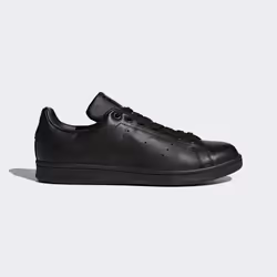 Adidas Stan Smith, Male, Adult, Fashion sneakers, Black, Monochromatic, Lace-up closure
