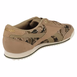 ) Ladies Reebok Casual Lace Up Trainers Royal CL Rayen - UK 6, Canvas/Green/Paperwhite (Beige