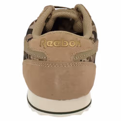 ) Ladies Reebok Casual Lace Up Trainers Royal CL Rayen - UK 6, Canvas/Green/Paperwhite (Beige