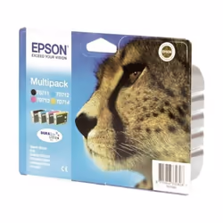 Epson Stylus SX 105 (T0715 / C 13 T 07154010) - original - Inkcartridge multi pack (black, cyan, magenta, yellow)