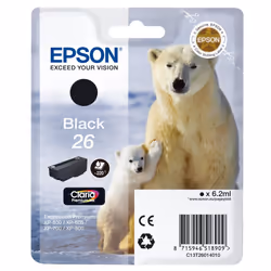 Epson Polar Bear 26 Ink Cartridge - Standard, Black