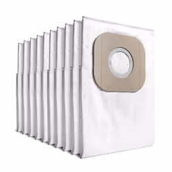 Kärcher Fleece filter bags, 10 x , T 7/1, T 8/1, T 11/1, Dust bag, White, Fleece, Kärcher, T 11/1 Classic, T 7/1 Classic, 135 ...