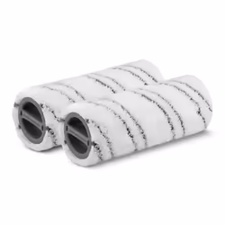 Kärcher 2.055-007.0, Roller brush set, Handheld vacuum, Grey, White, Microfibre, Plastic