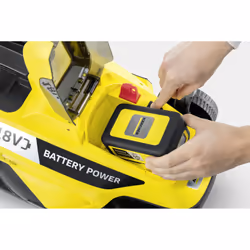 Kärcher LMO 18-33 Battery Push lawn mower Black, Yellow