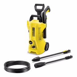 Kärcher K 2 POWER CONTROL, Upright, Electric, 5 m, High-pressure, Black, Yellow, 360 l/h