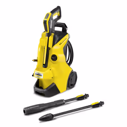 Kärcher K 4 POWER CONTROL, Upright, Electric, 8 m, High-pressure, Black, Yellow, 420 l/h