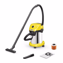 Kärcher WD 3 S V-19/4/20, 1000 W, Drum vacuum, Dry&wet, Dust bag, 19 L, Filtering