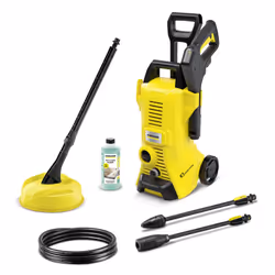 Kärcher K 3 POWER CONTROL HOME, Upright, Electric, 7 m, High-pressure, Black, Yellow, 380 l/h