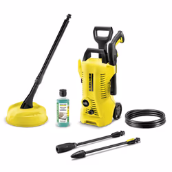 Kärcher K 2 POWER CONTROL HOME, Upright, Electric, 5 m, High-pressure, Black, Yellow, 360 l/h