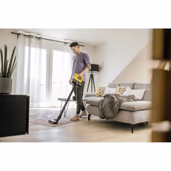 Kärcher VC 4 2-in-1 stick vacuum Battery Dry Bagless 0.65 L Black, Yellow 2.5 Ah