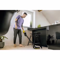 Kärcher VC 4 2-in-1 stick vacuum Battery Dry Bagless 0.65 L Black, Yellow 2.5 Ah
