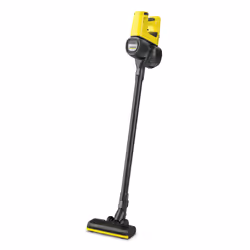 Kärcher 1.198-621.0 stick vacuum/electric broom 2-in-1 stick vacuum Battery Dry EPA Bagless 0.65 L Black, Yellow 2.55 Ah